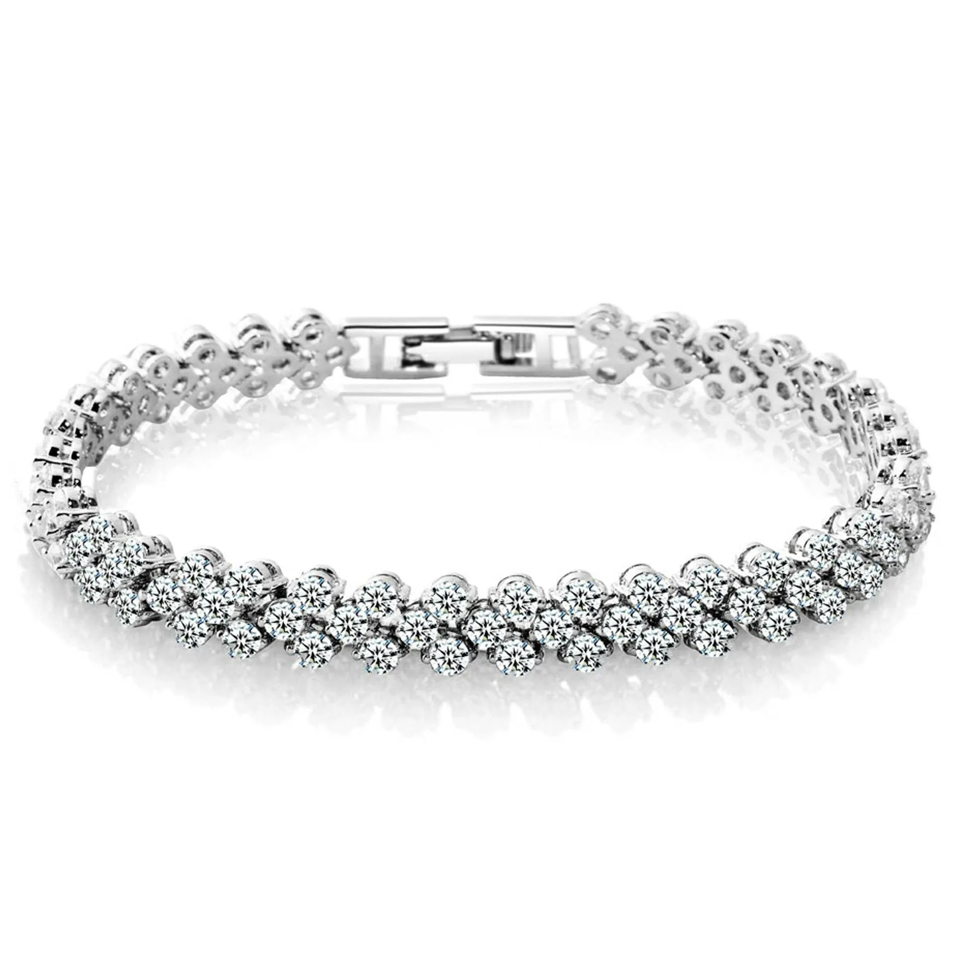Luxury Braided Leaf Bracelet Charm Anniversary for Women Jewelry