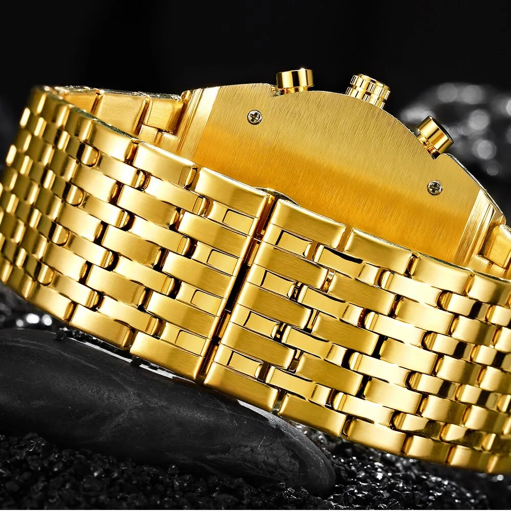 Luxury Golden Quartz Men's Watches