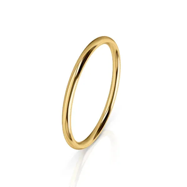 Medium Round 2mm - 18ct Yellow Gold