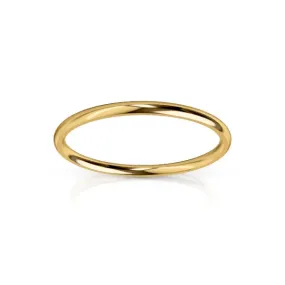 Medium Round 2mm - 18ct Yellow Gold