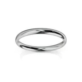 Medium Round 3mm - 18ct White Gold
