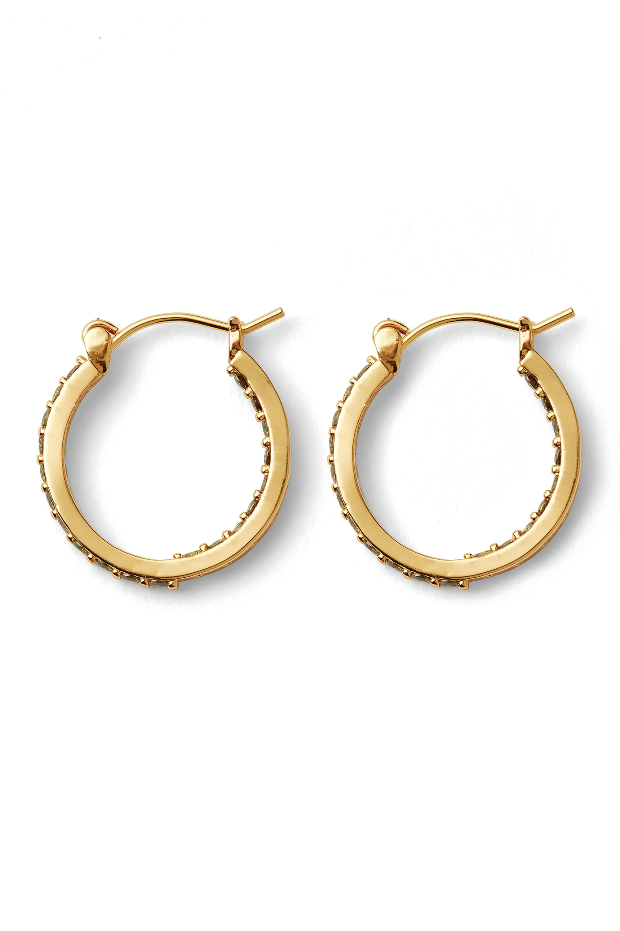 Mini Serena Hoops - Olive