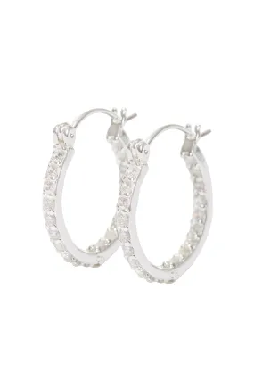Mini Serena Hoops - Silver