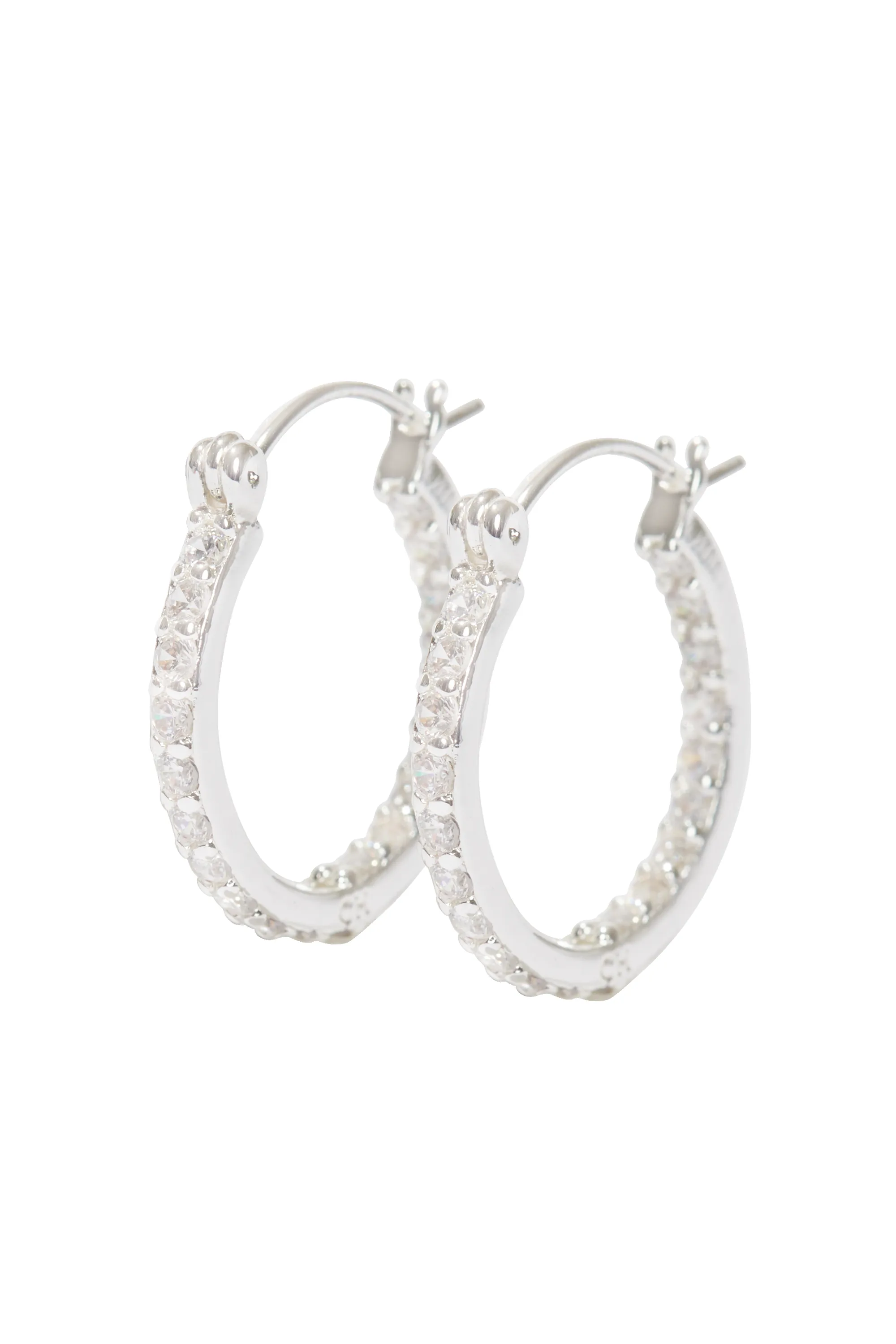 Mini Serena Hoops - Silver