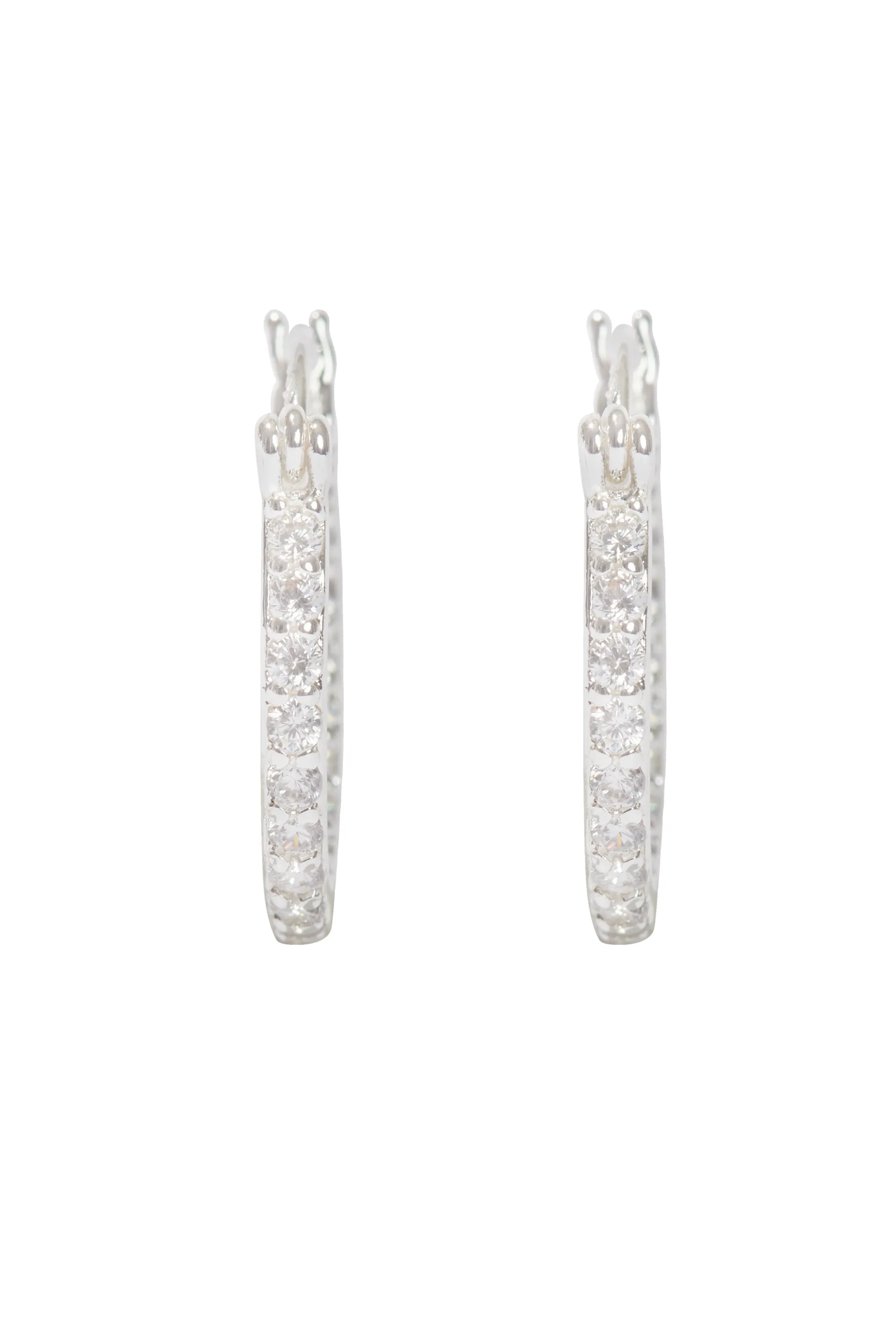 Mini Serena Hoops - Silver