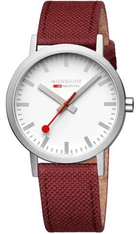 MOND Watch Classic Dark Cherry Textile D
