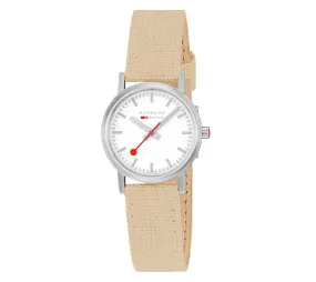 Mondaine CLASSIC 30mm, modern casual watch, Beige, A658.30323.17SBK