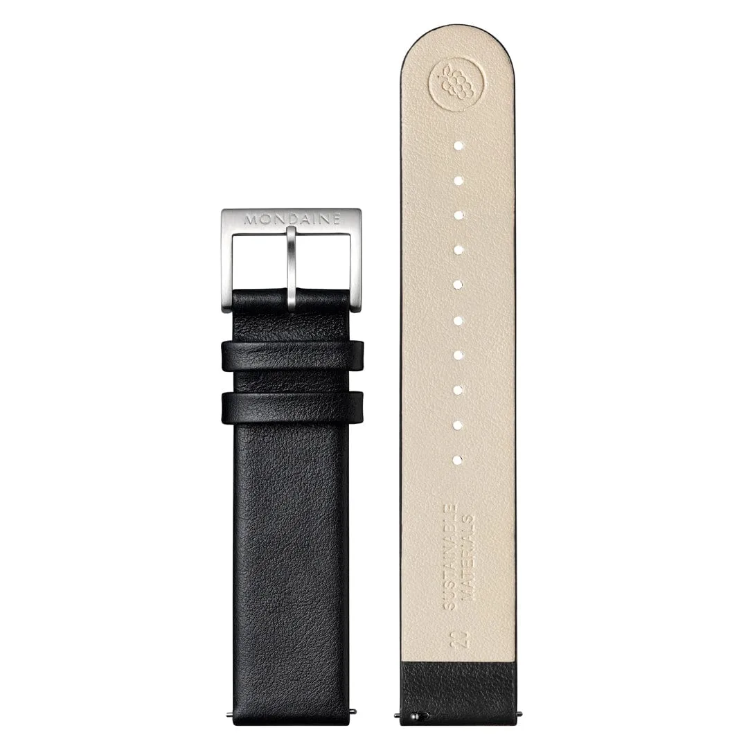 MONDAINE NEO, Black Vegan Grape Leather, 41 mm- MSD.41420.LBV CHRO