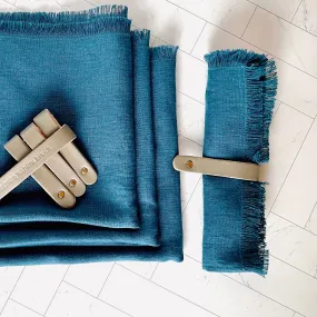 Napkins and Rings (Set of 4)