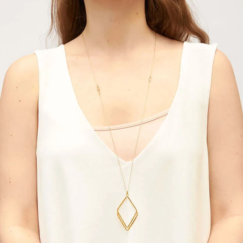 NINA GEOMETRIC PENDANT NECKLACE