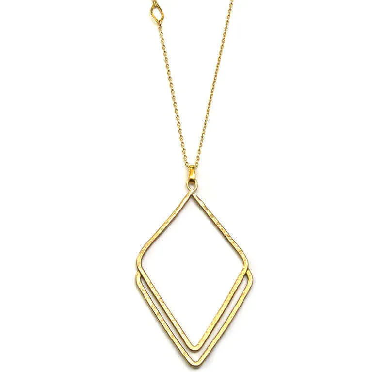 NINA GEOMETRIC PENDANT NECKLACE