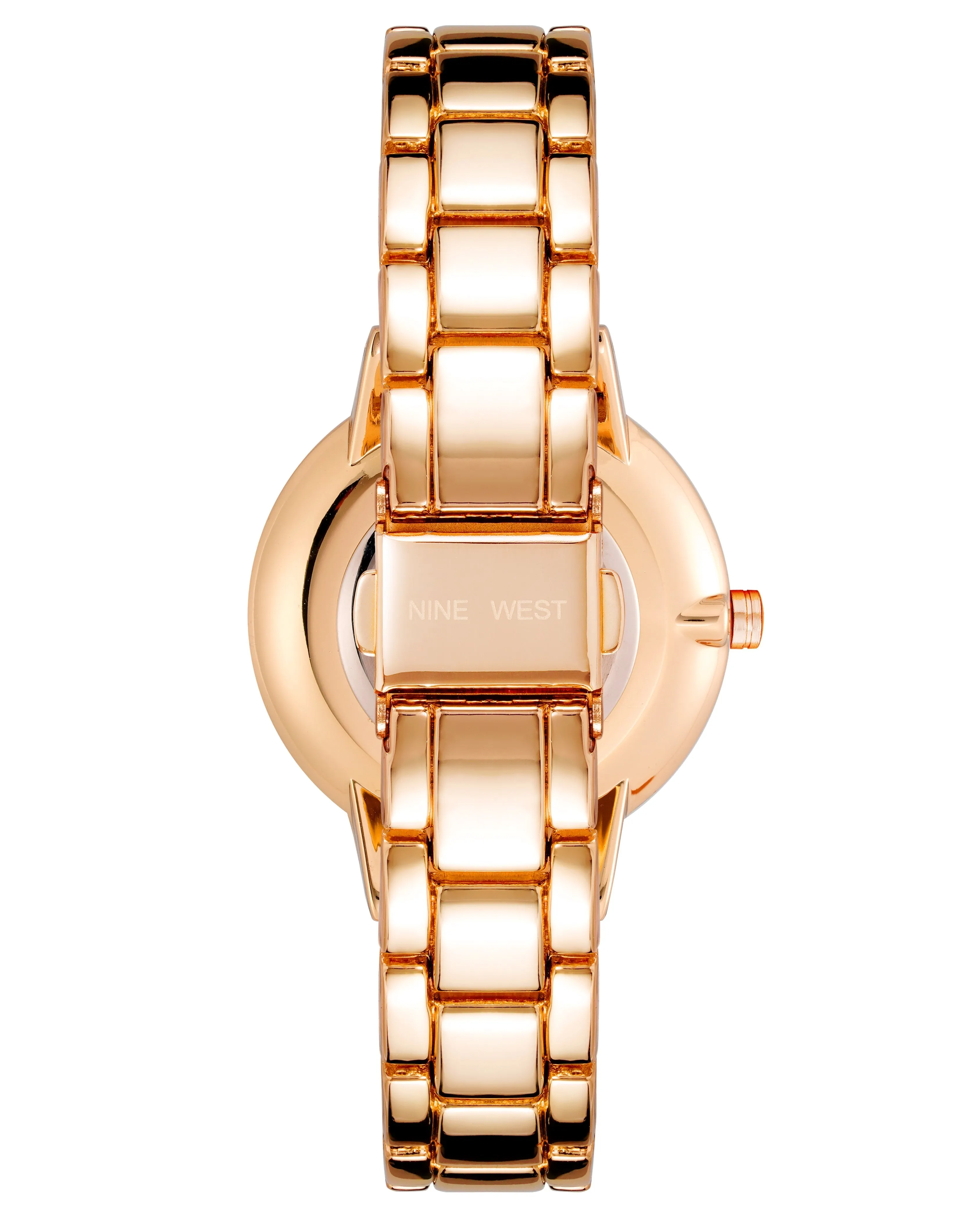 Nine West Pink Dial Analog Watch For -  Ladies NW-2098PKRG