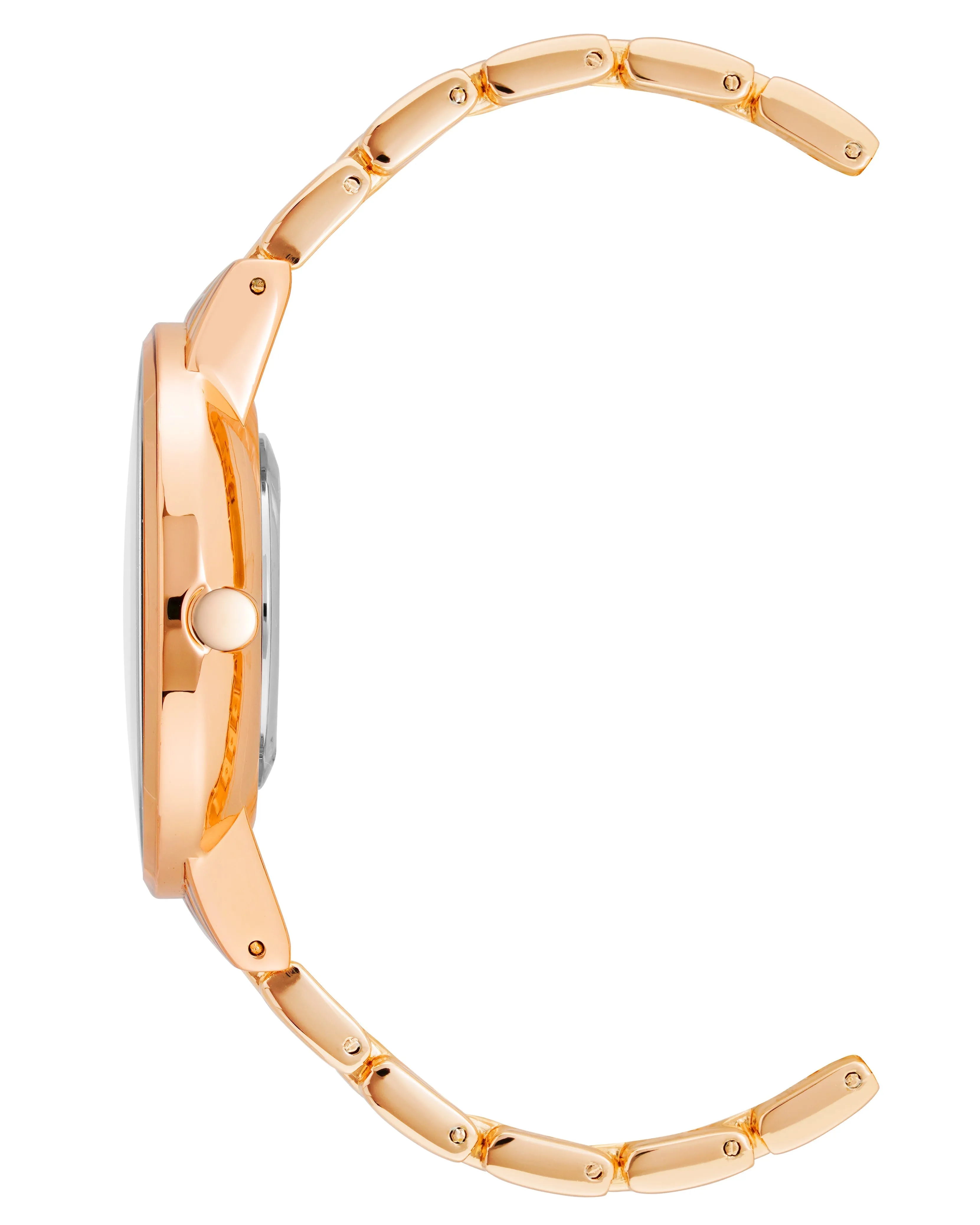 Nine West Pink Dial Analog Watch For -  Ladies NW-2098PKRG