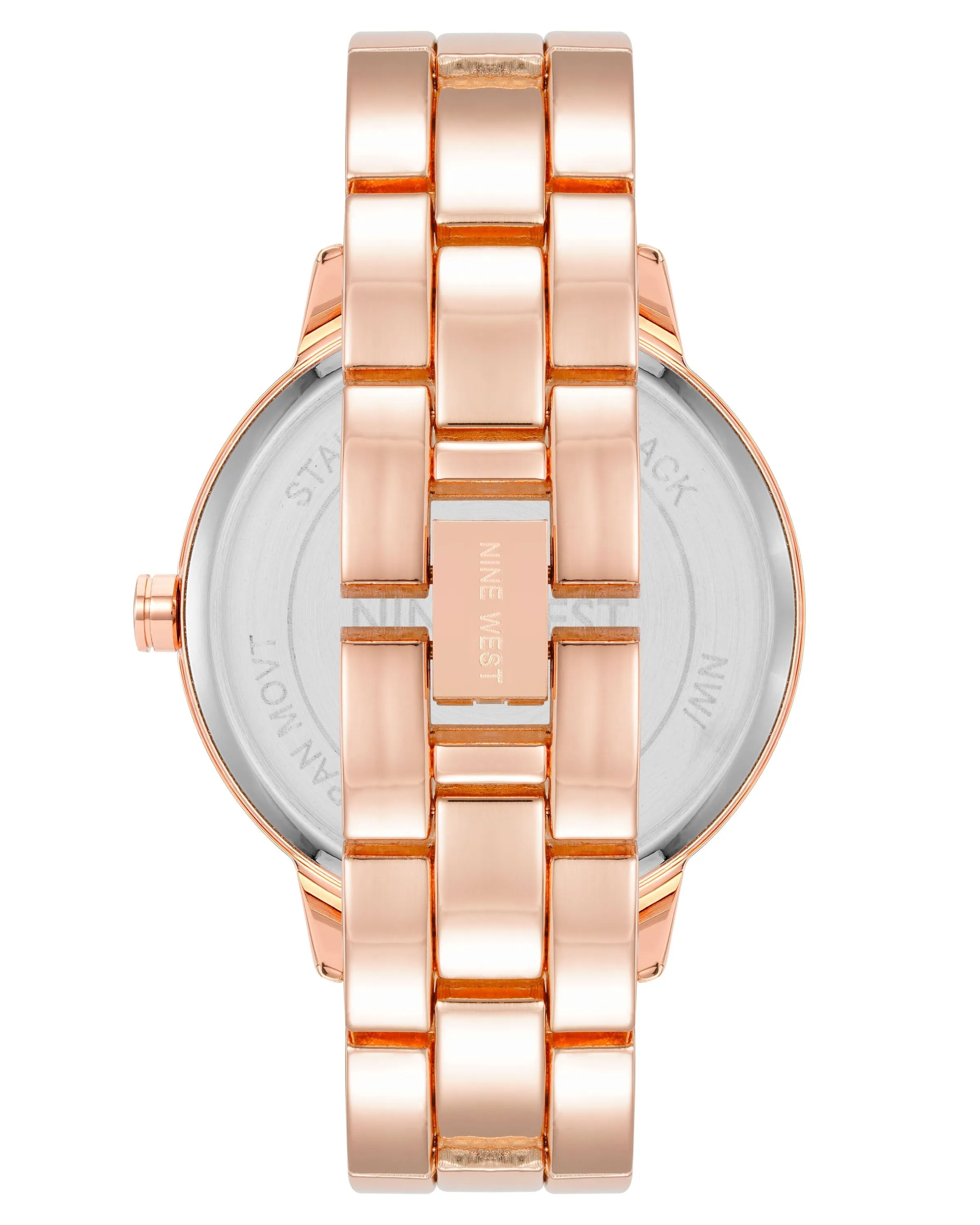 Nine West Silver Dial Analog Watch For -  Ladies NW-2460FLRG