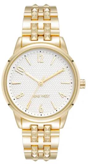 Nine West Silver Dial Analog Watch For -  Ladies NW-3048SVGB