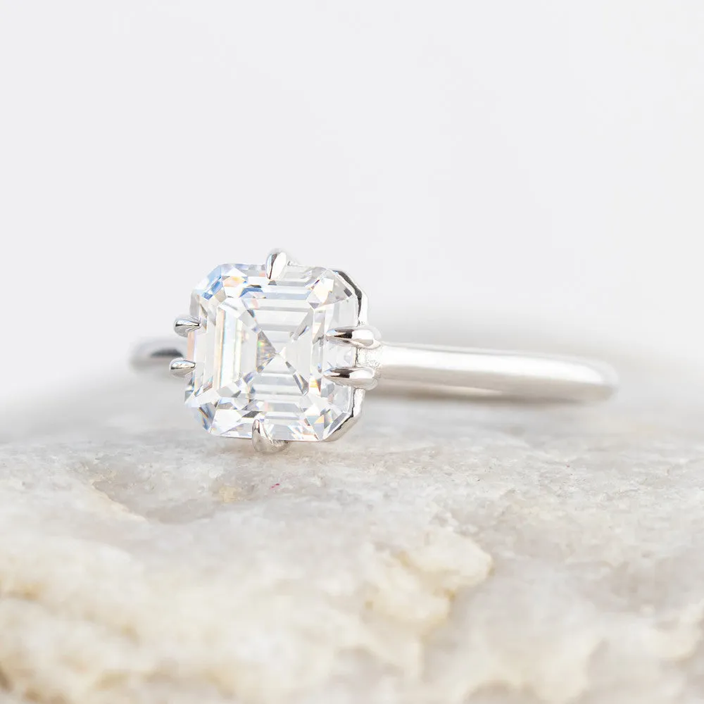 Odette ~ Asscher Cut Ring