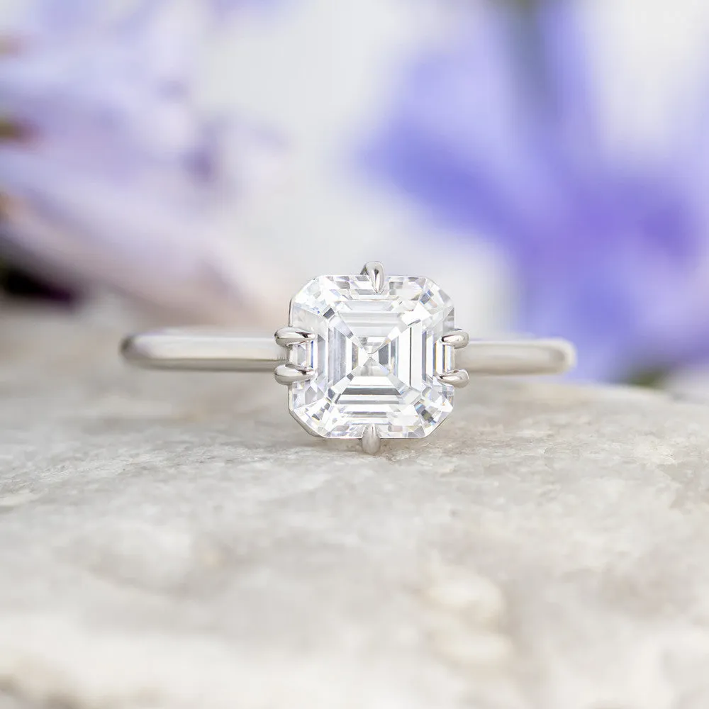 Odette ~ Asscher Cut Ring