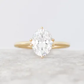 Odette ~ Oval Cut Solitaire Ring