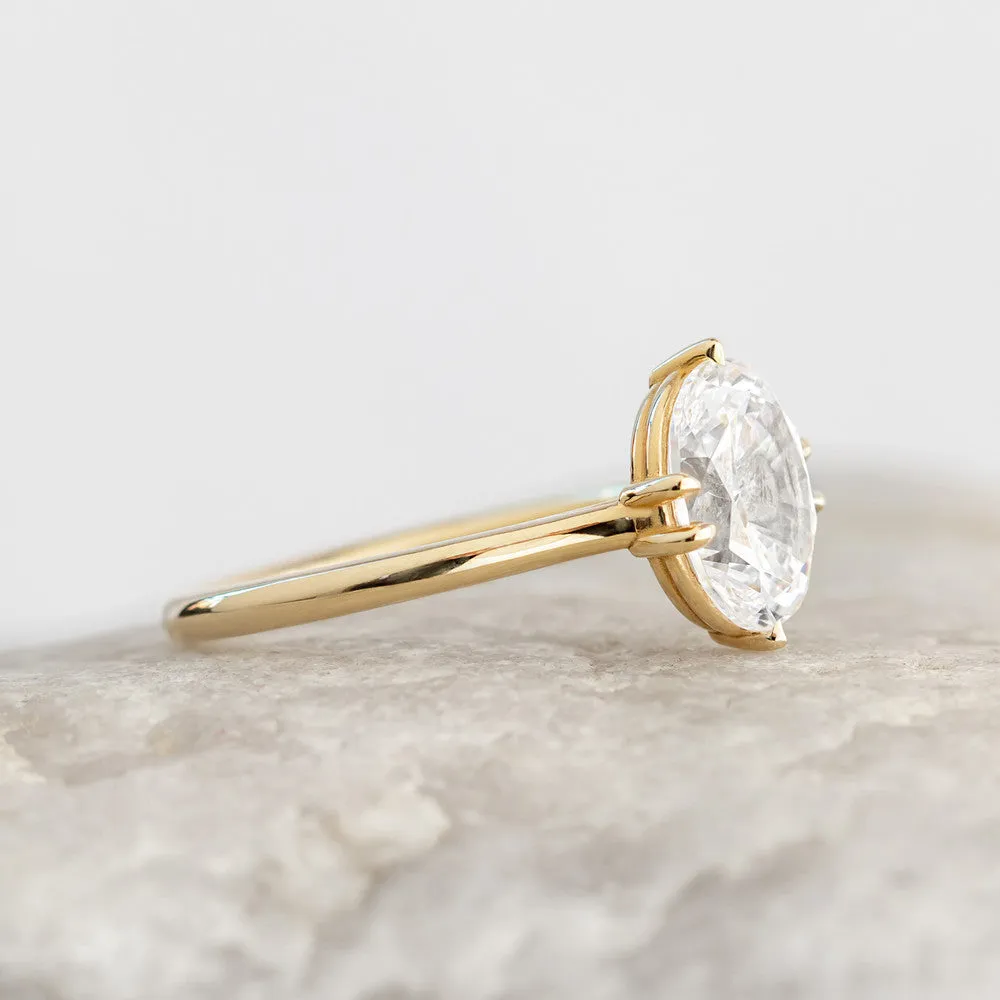 Odette ~ Oval Cut Solitaire Ring