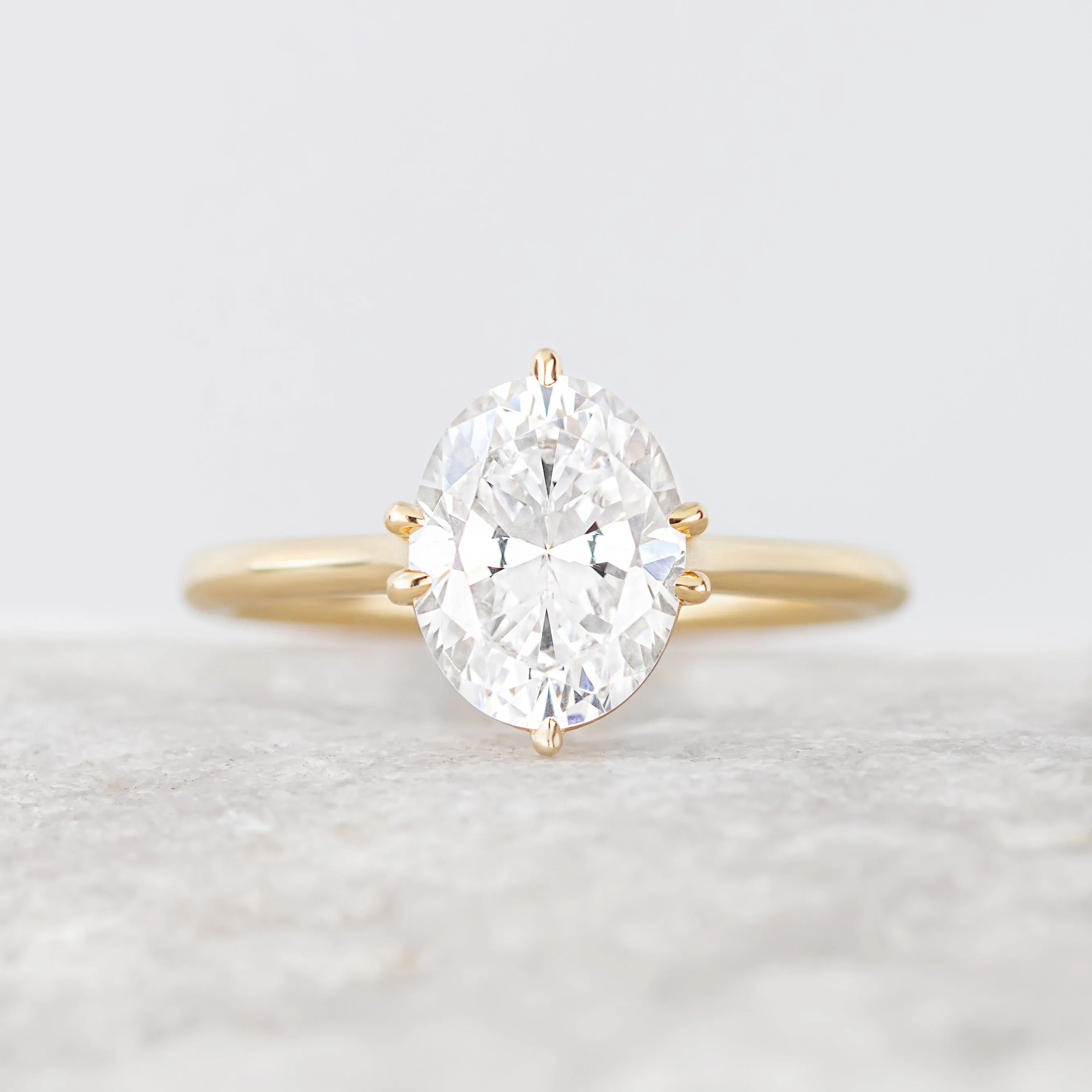 Odette ~ Oval Cut Solitaire Ring