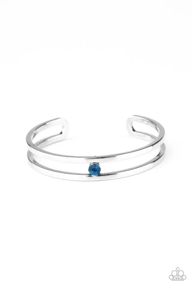 Paparazzi Bracelet ~ Solo Artist - Blue