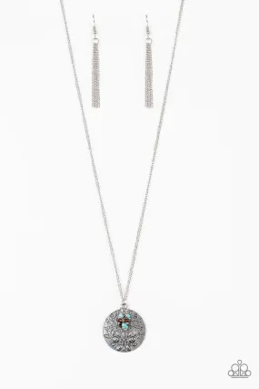 Paparazzi Necklace ~ Desert Abundance - Blue