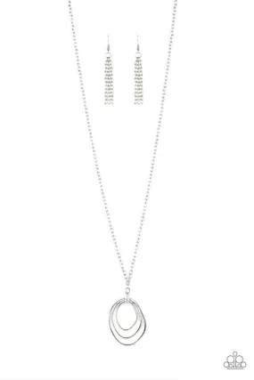 Paparazzi Necklace ~ Relic Redux - Silver