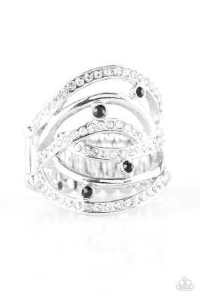 Paparazzi Ring ~ Cosmic Compass - Black