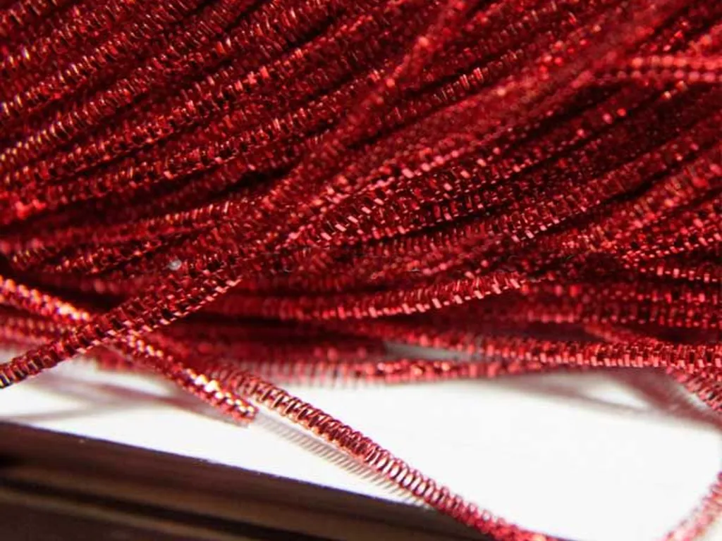 Pompeian Red Nakshi / Bullion Wire