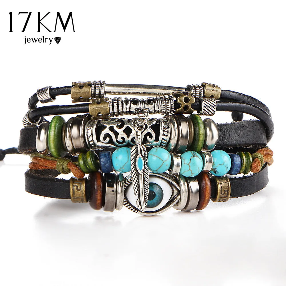 Punk Design Turkish Eye Bracelets