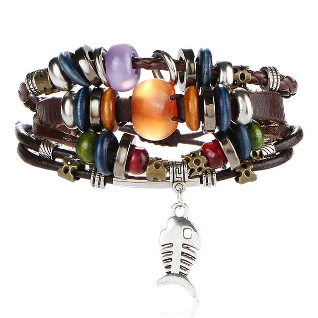Punk Design Turkish Eye Bracelets