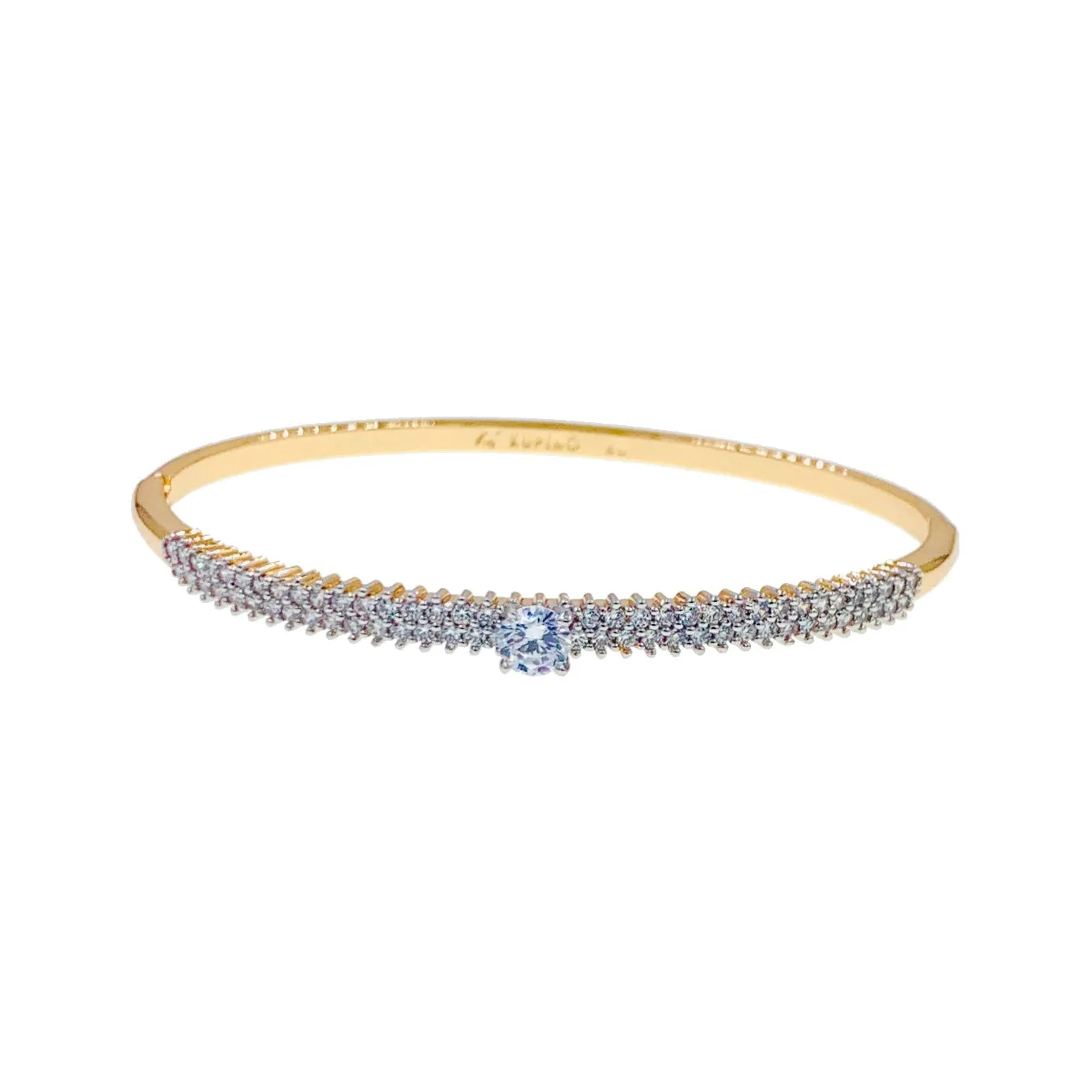 Queenie Cubic Zirconia Bangle Bracelet