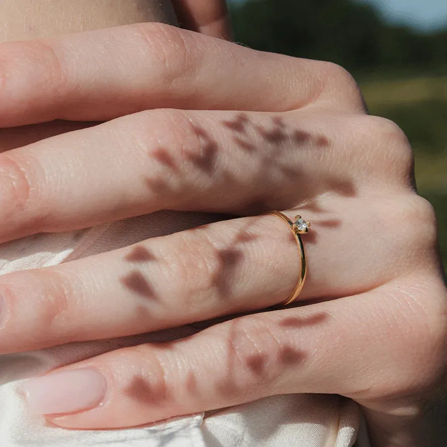 ReMind mini solitaire ring