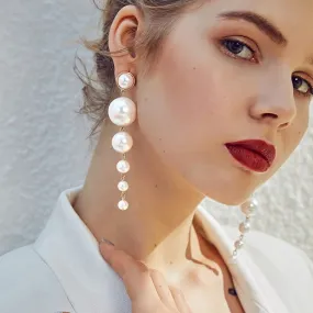 Save Sea Animals Jewelry | Faux Pearl Dangle Earrings