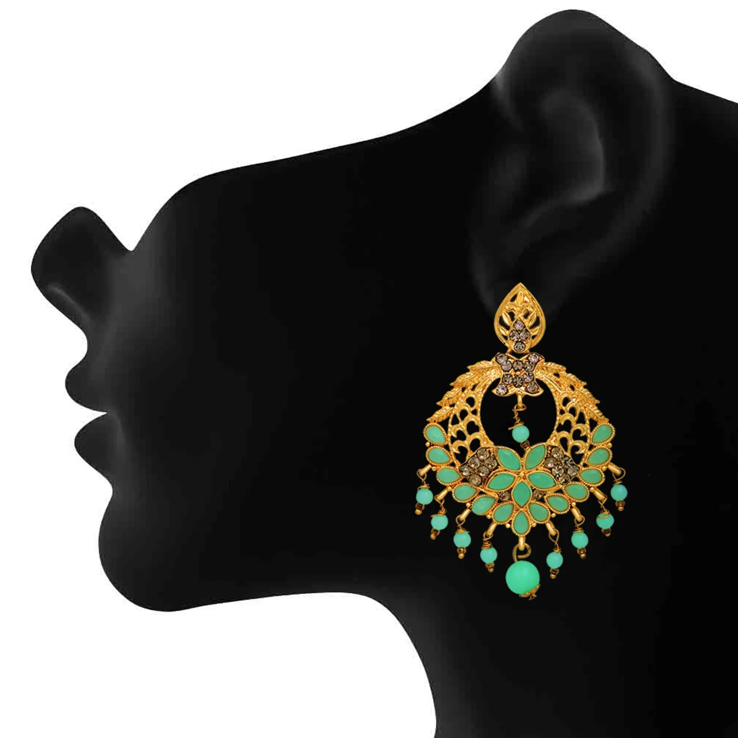Sparkling Crystals Ball Earrings