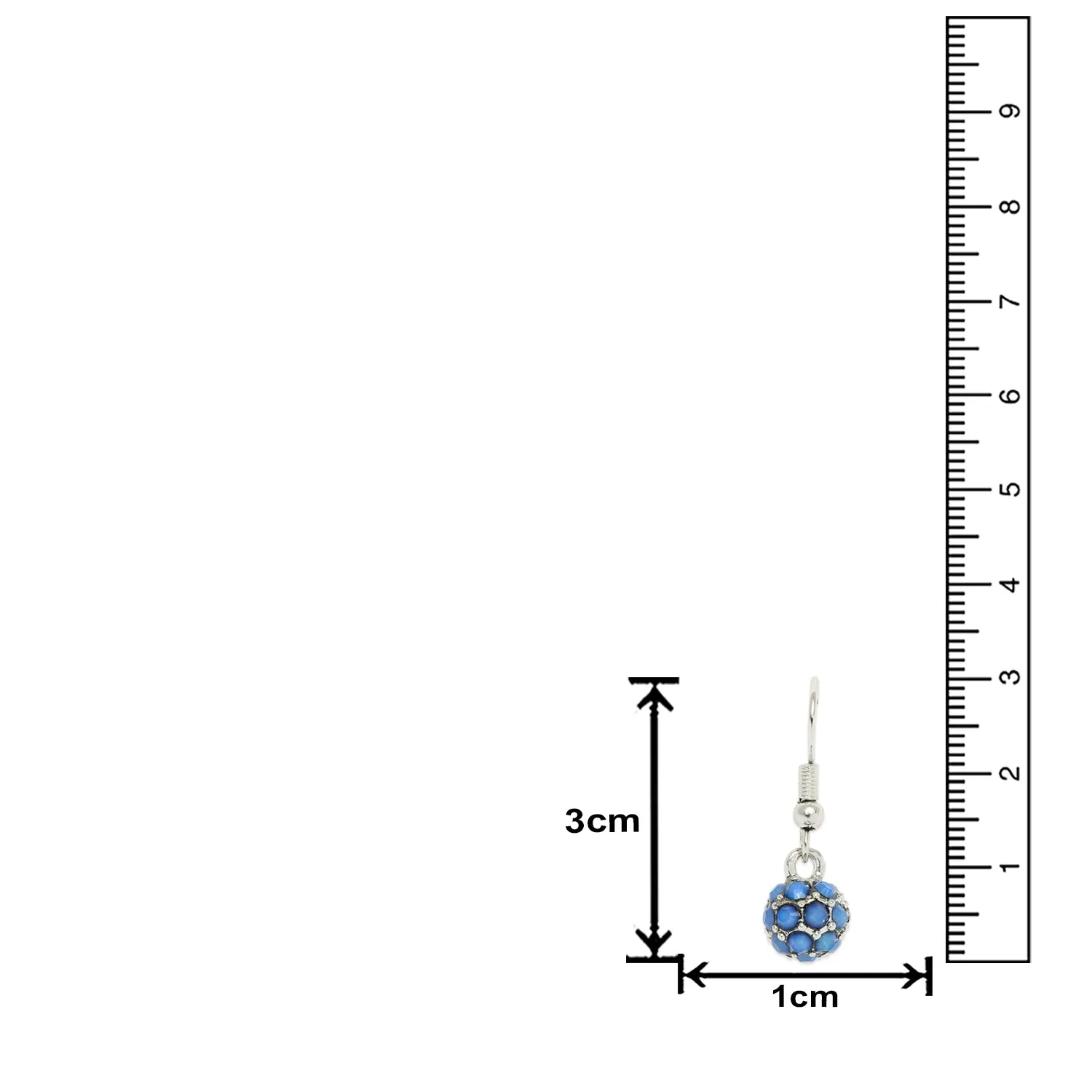 Sparkling Crystals Ball Earrings