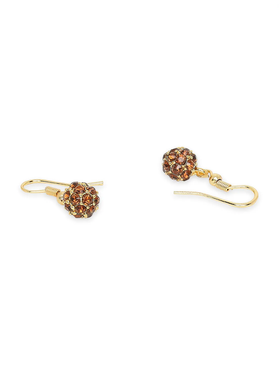Sparkling Crystals Ball Earrings
