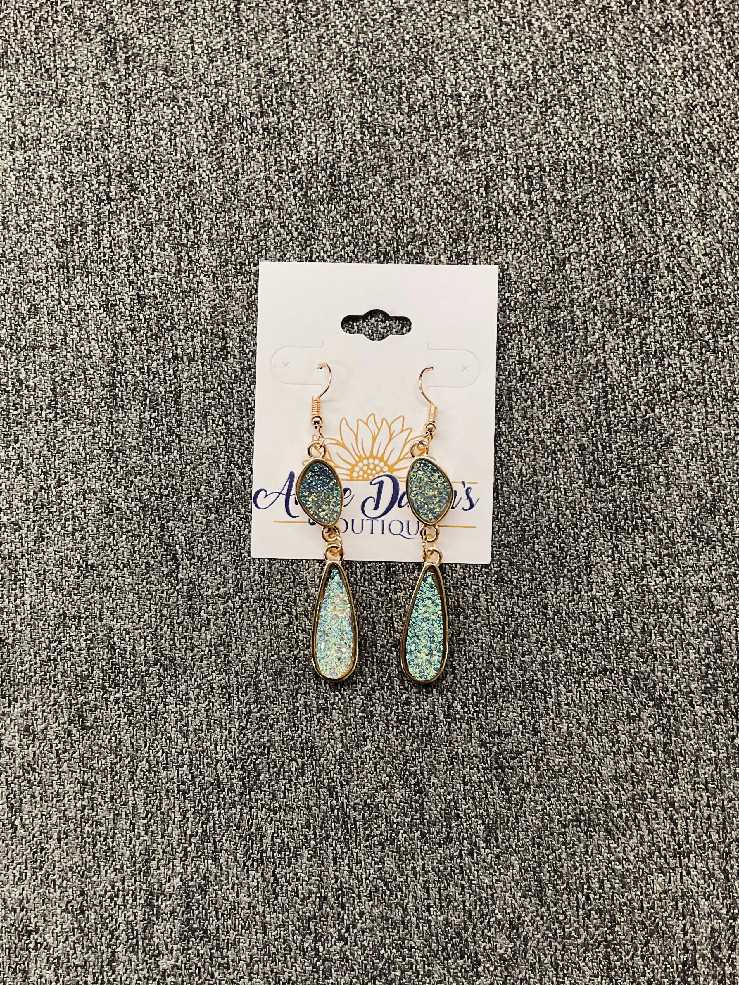 Sparkling Druzy Beaded Dangle Earrings In Assorted Colors