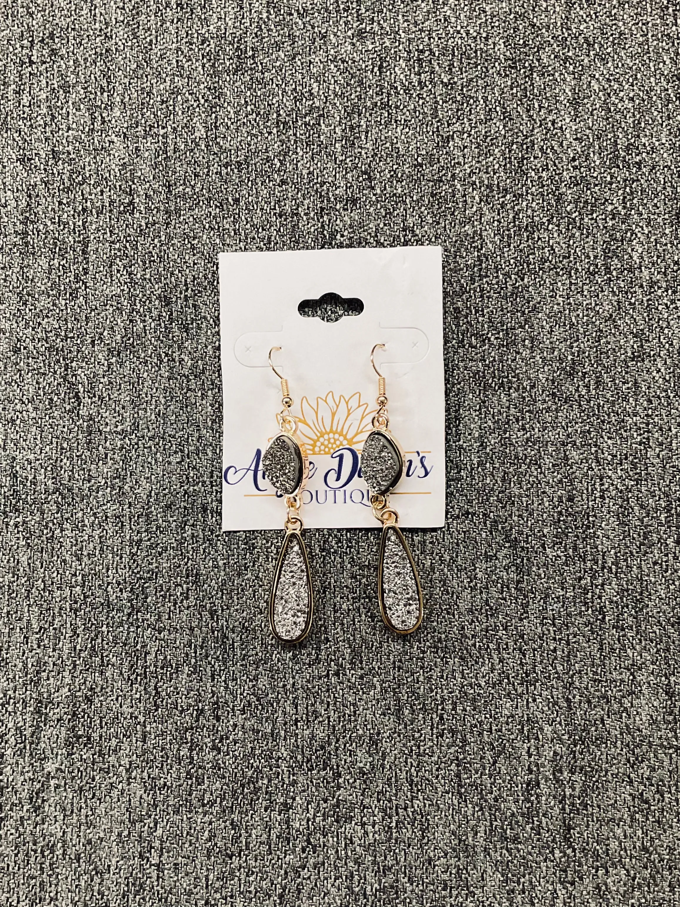 Sparkling Druzy Beaded Dangle Earrings In Assorted Colors