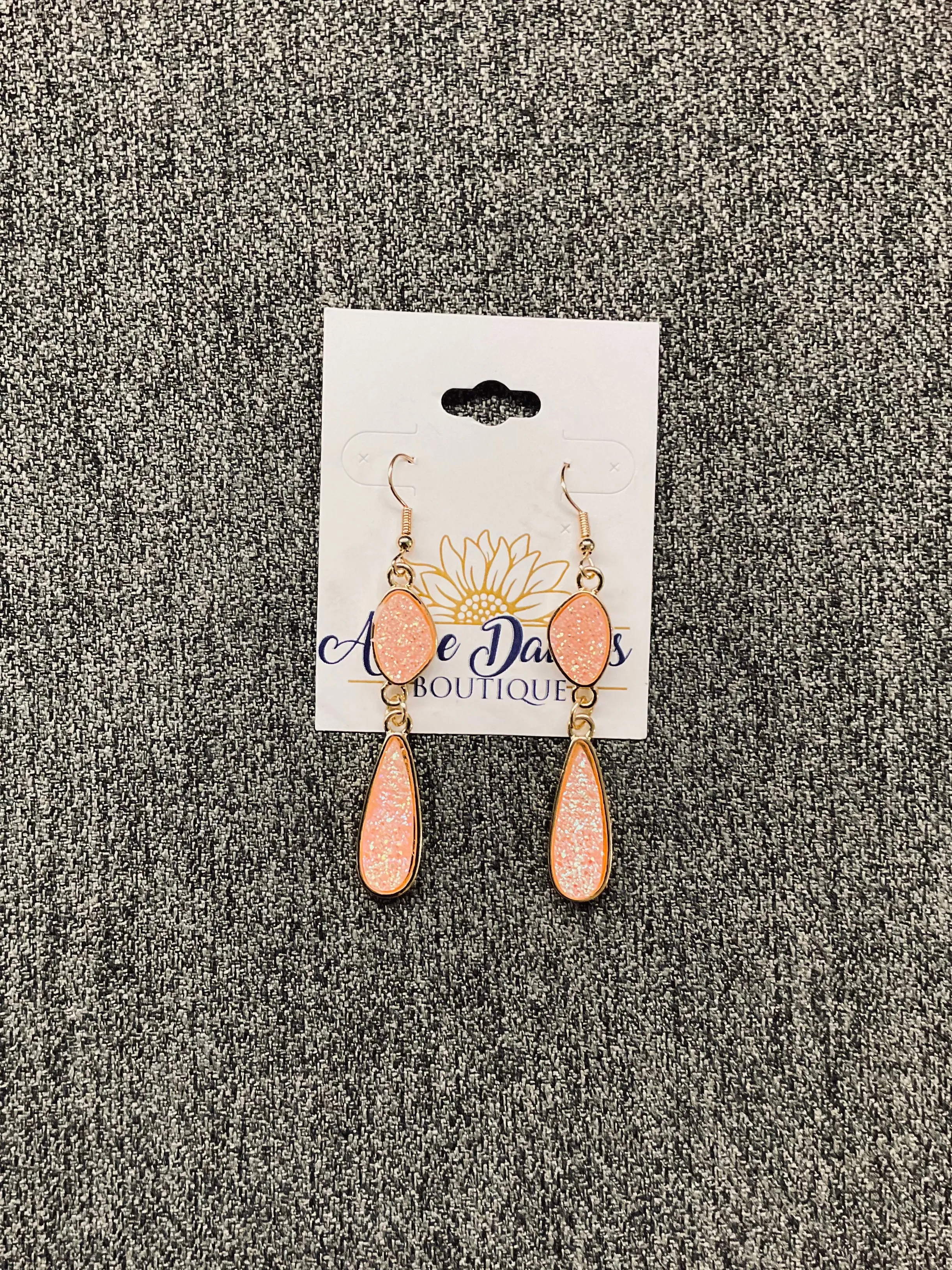 Sparkling Druzy Beaded Dangle Earrings In Assorted Colors