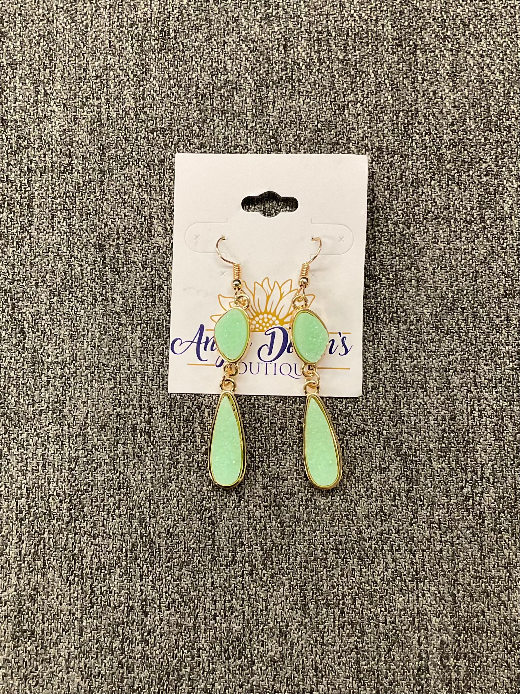 Sparkling Druzy Beaded Dangle Earrings In Assorted Colors