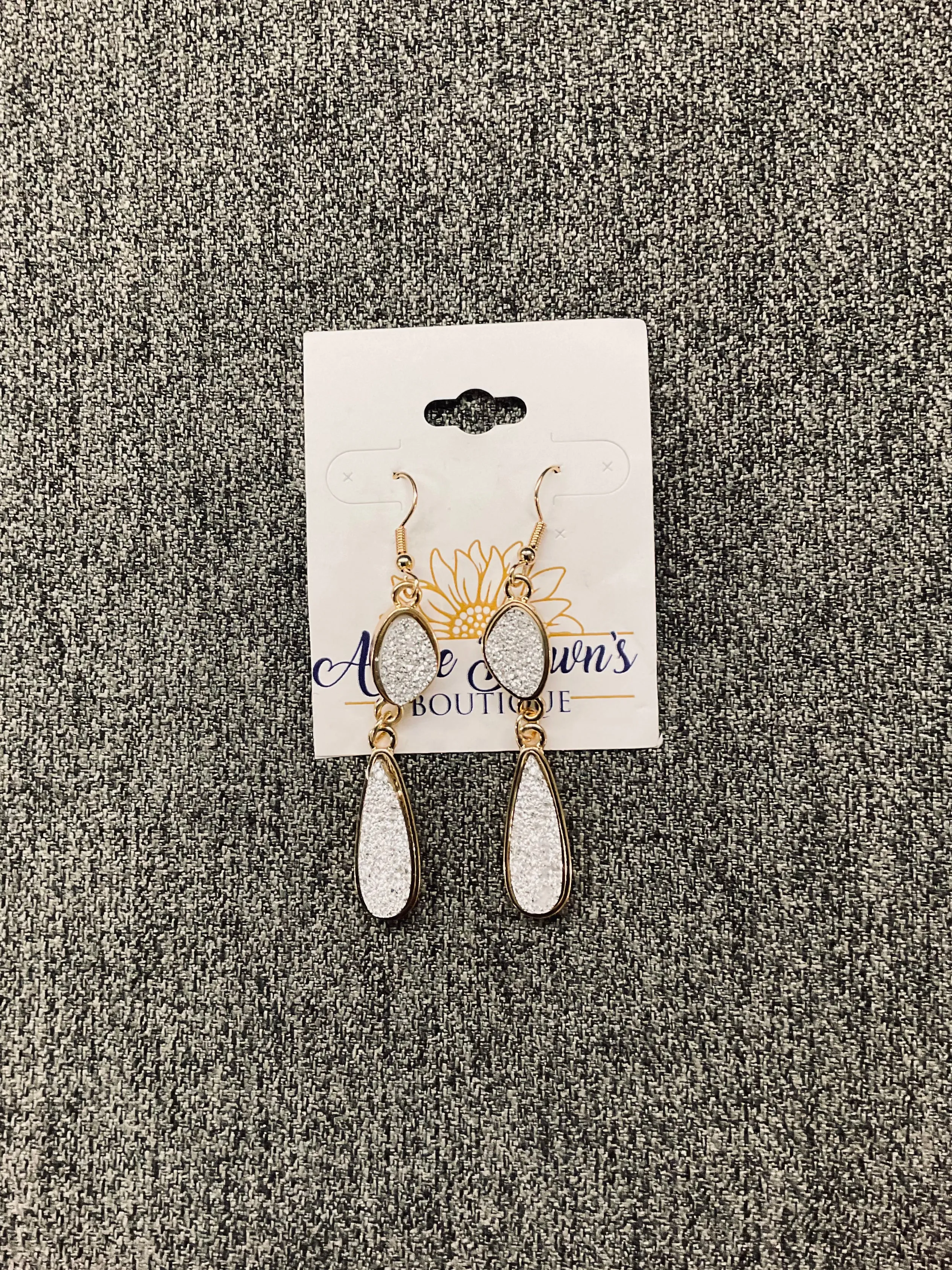 Sparkling Druzy Beaded Dangle Earrings In Assorted Colors