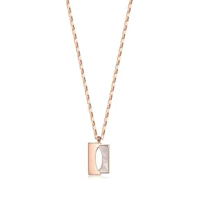 SQUARE SHELL NECKLACE