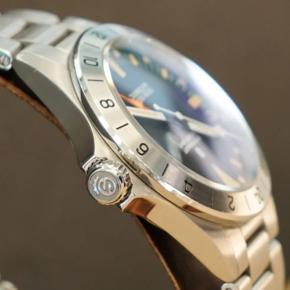 STEINHART Ocean One Vintage GMT Diver Watch Automatic Wristwatch SW330-2 - In Original Double BOX!