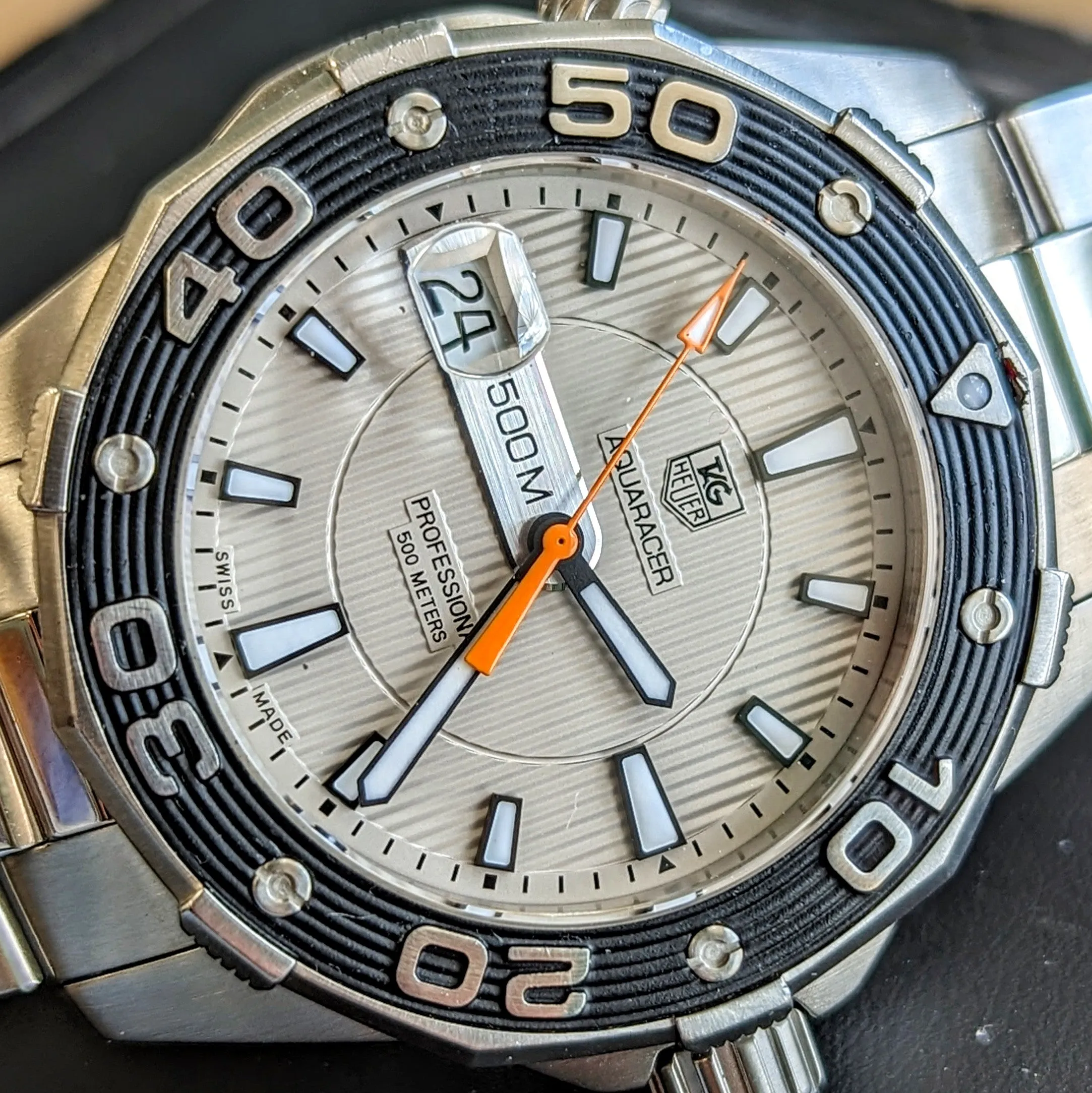 TAG HEUER Aquaracer Watch Professional 500M Wristwatch Ref. WAJ1111.BA0870 - Original Bracelet & Box!