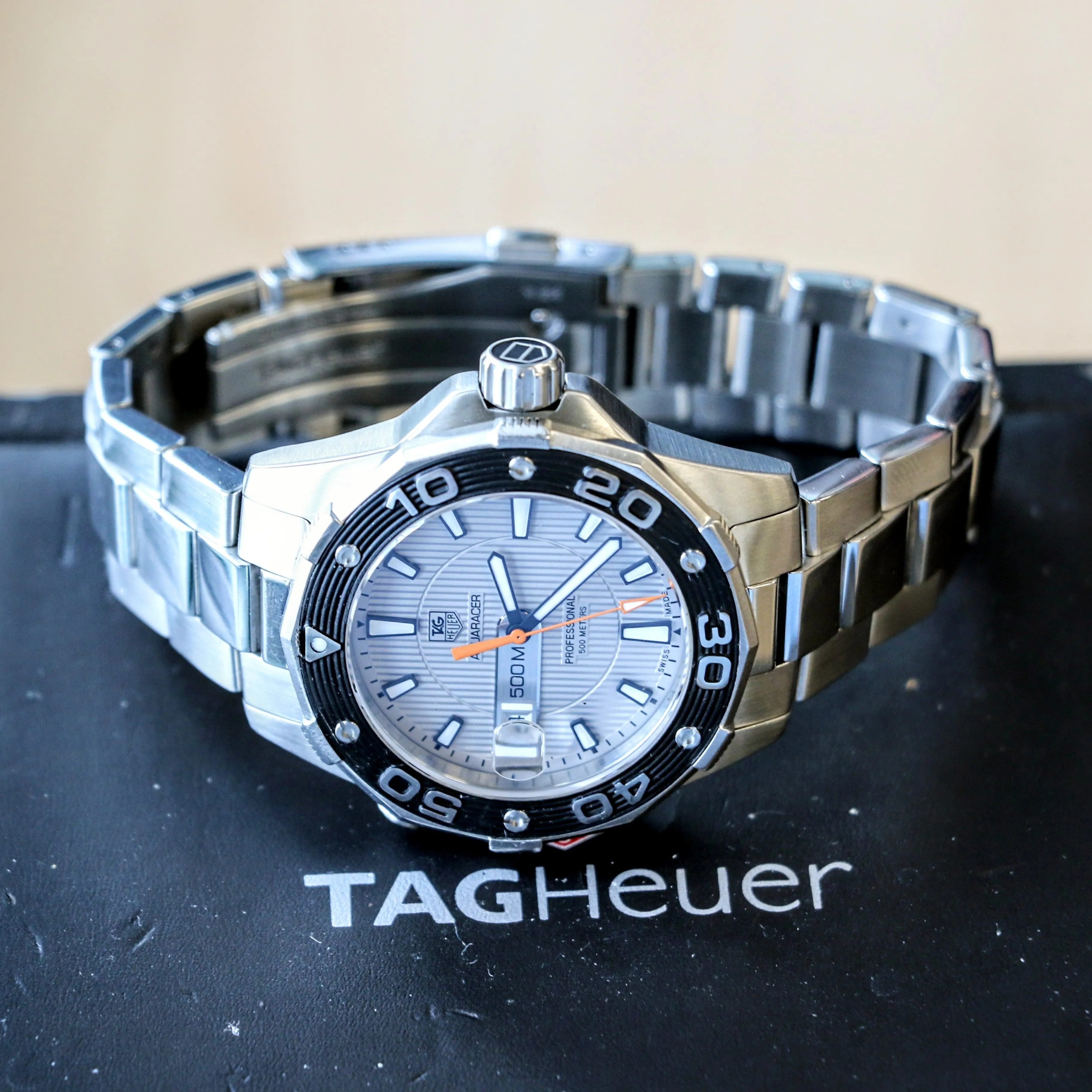 TAG HEUER Aquaracer Watch Professional 500M Wristwatch Ref. WAJ1111.BA0870 - Original Bracelet & Box!