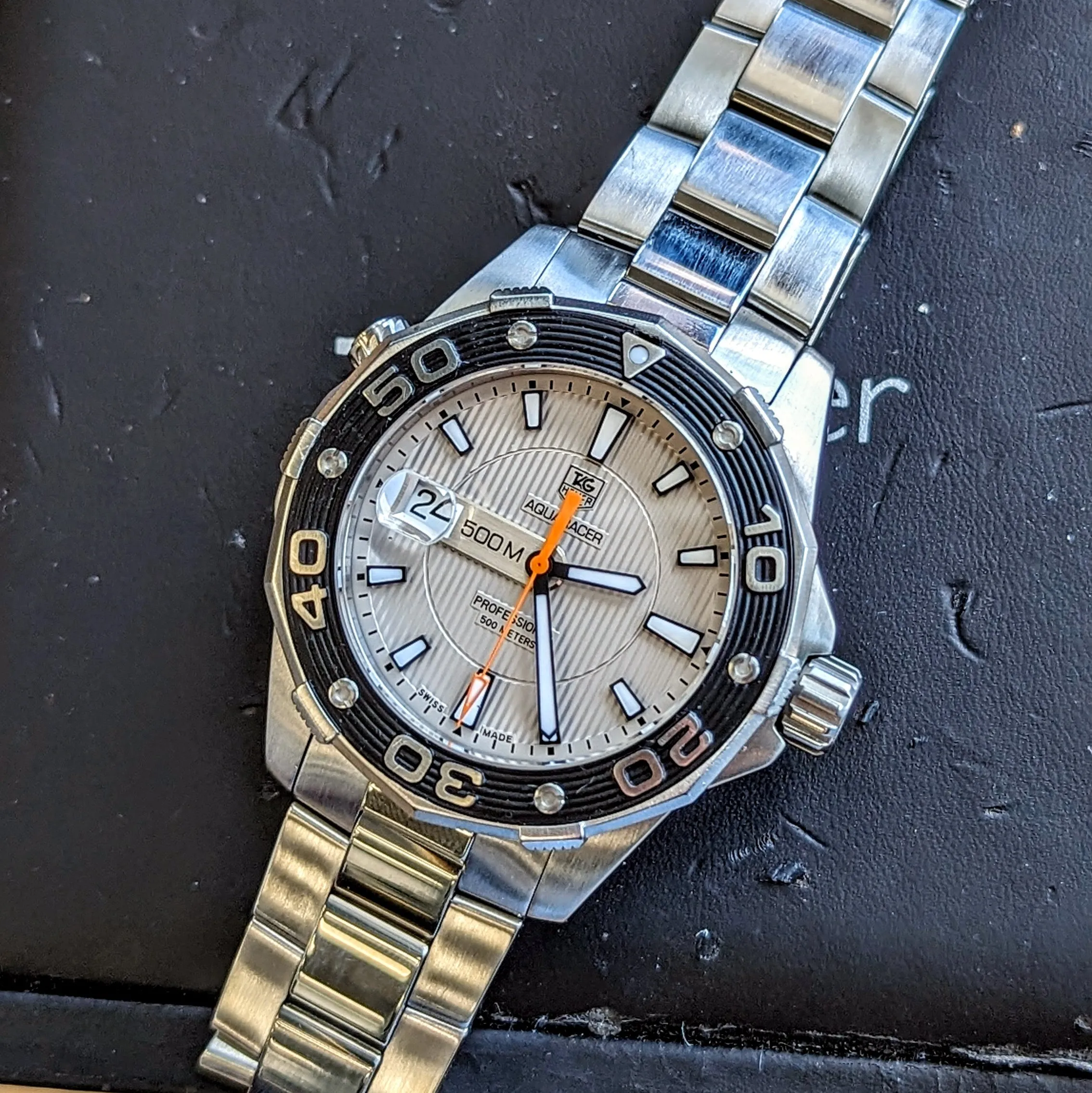 TAG HEUER Aquaracer Watch Professional 500M Wristwatch Ref. WAJ1111.BA0870 - Original Bracelet & Box!