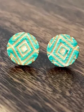 Tribal Reverse Post Earrings